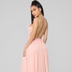 Fashion Nova Ancient Rome Dress in Mauve